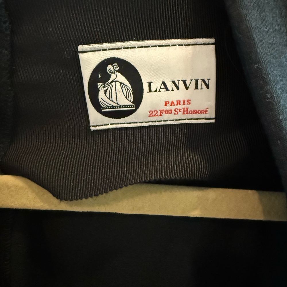 Lanvin Black unique Wrap style dress, Vintage and fabulous classic - Picture 5 of 8